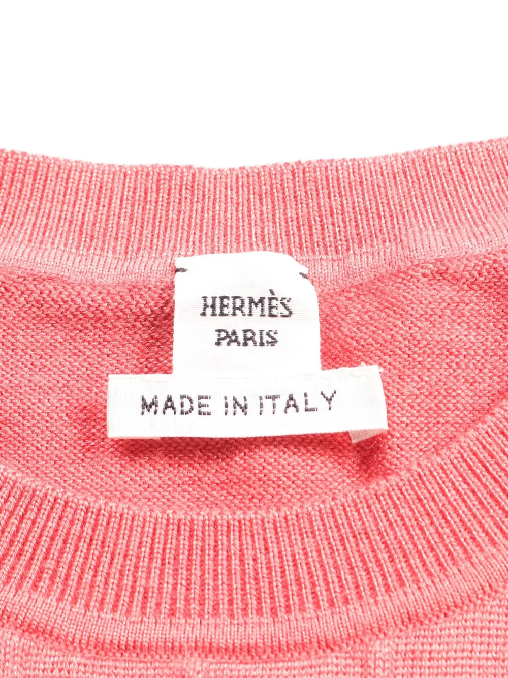 Pre-owned Hermes 2010s Torsades Cliquetis Unies Top In Pink
