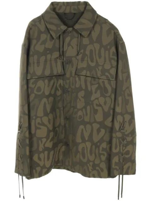 Louis Vuitton Pre-Owned 2010s logo-print overshirt