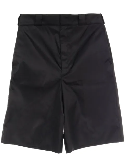 Prada Pre-Owned shorts con placa del logo 2000