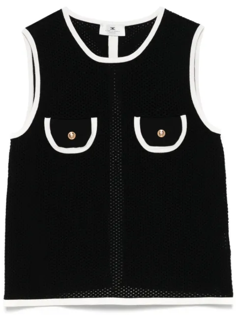 Elisabetta Franchi camiseta de tejido flojo