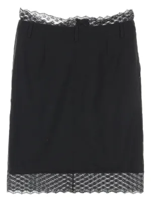 CHANEL シャネル プリーツ レース スカート 36