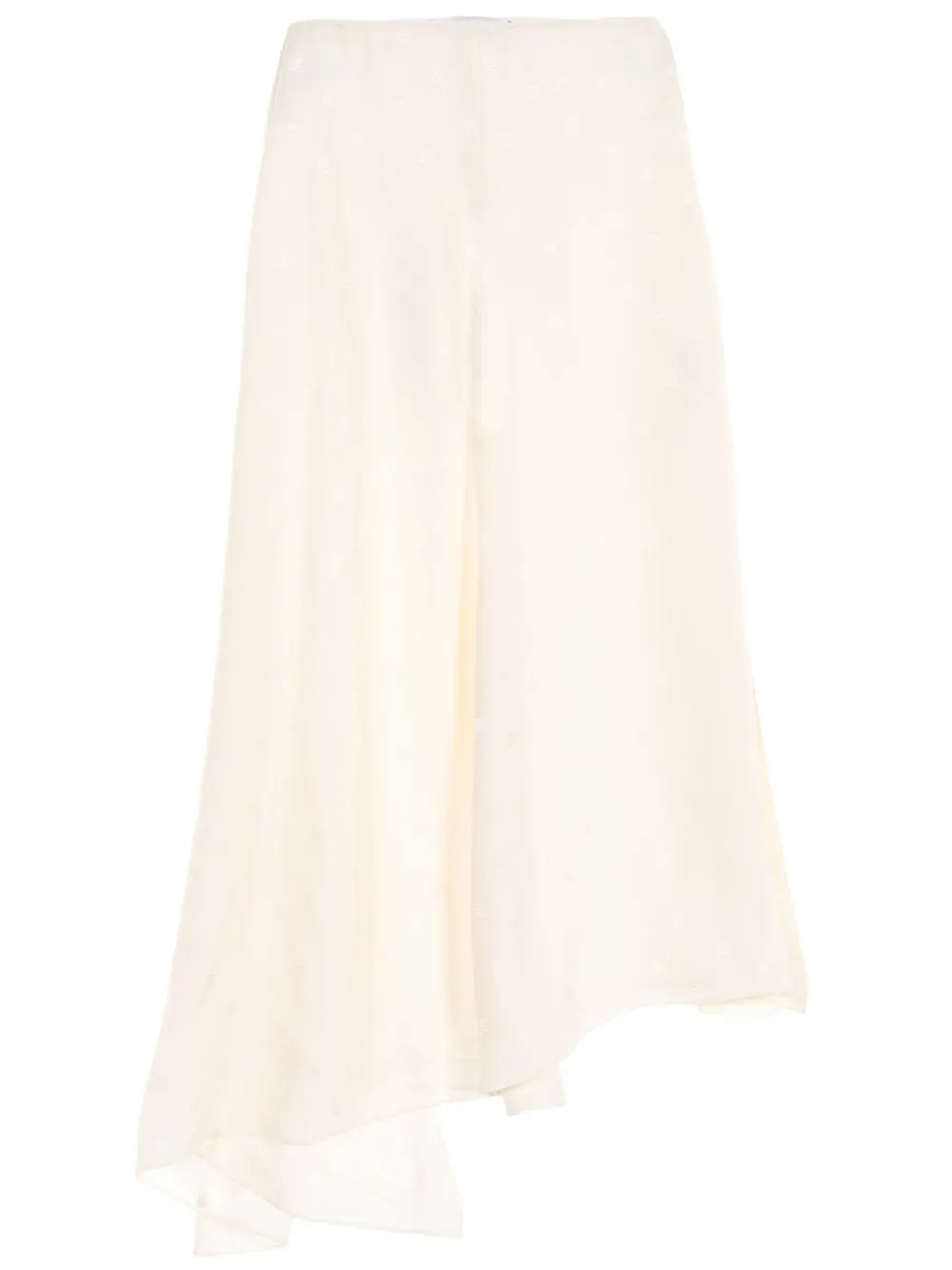 Fendi Pre-Owned falda asimétrica 2010 | neutro | Image 1