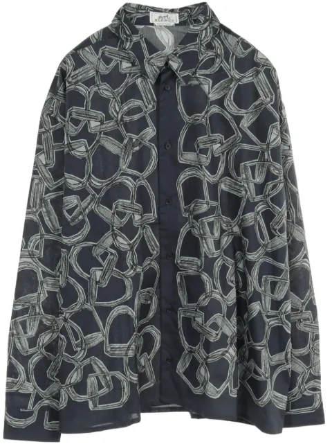 Hermès Pre-Owned camisa Quincaillerie Equestre Boxy 2010