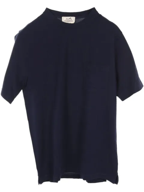 Hermès Pre-Owned playera con logo bordado 2020