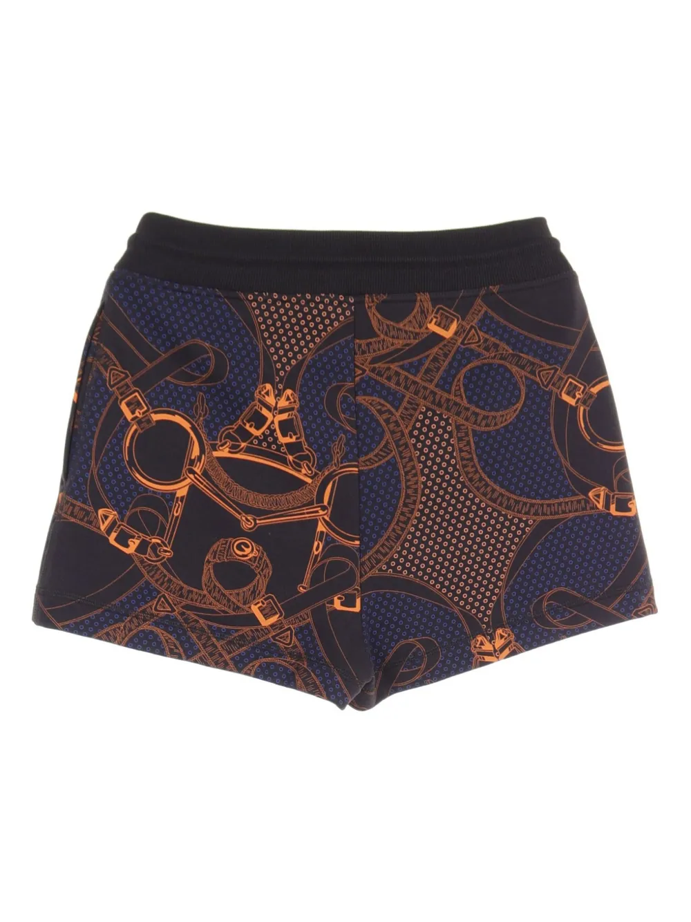 Hermès Pre-Owned 2020s Eperon d'or Bandana shorts - Blauw