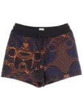 Hermès Pre-Owned 2020s Eperon d'or Bandana shorts - Blue