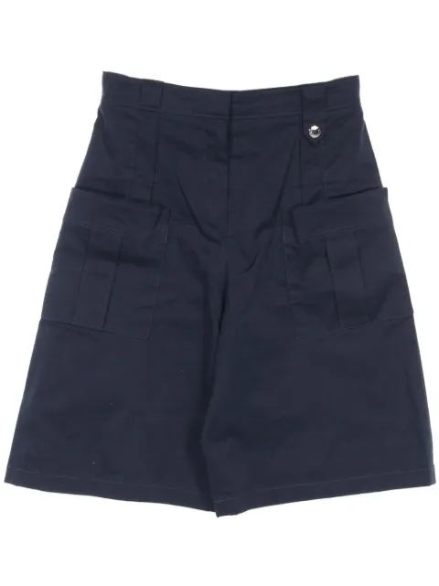 Louis Vuitton Pre-Owned 2010s harp wide-leg cropped trousers