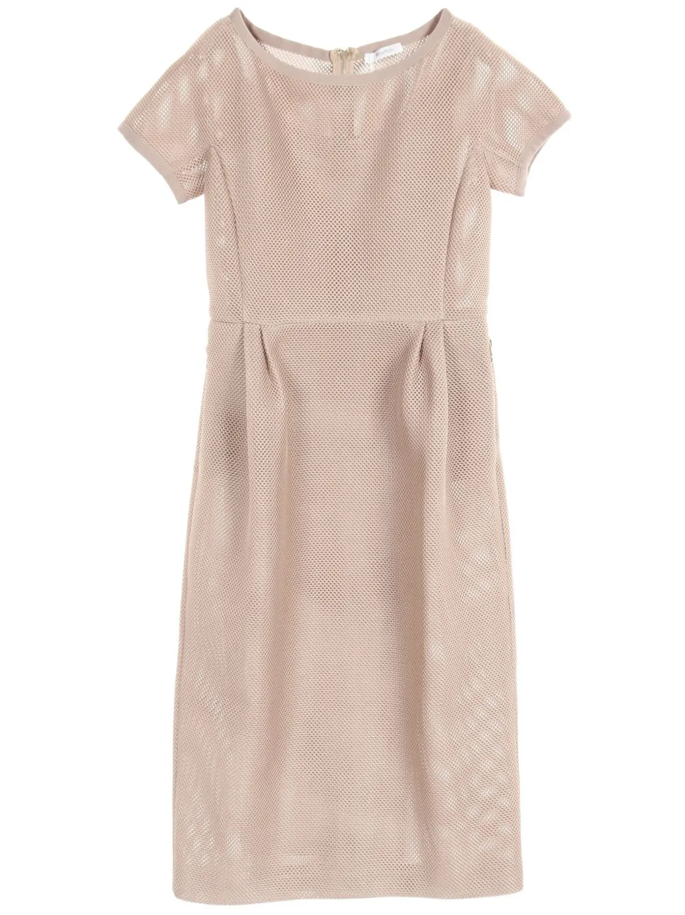 Max Mara 2010s pre-owned Barbian midi dress | Neutrals | Image 1