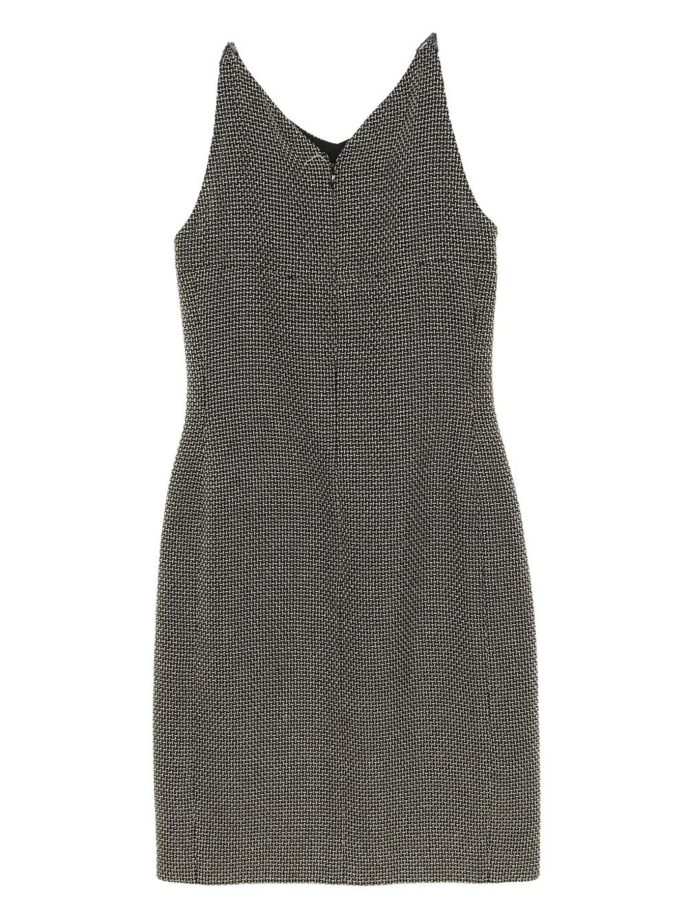 CHANEL Pre-Owned 1986-1988 tweed jurk - Zwart