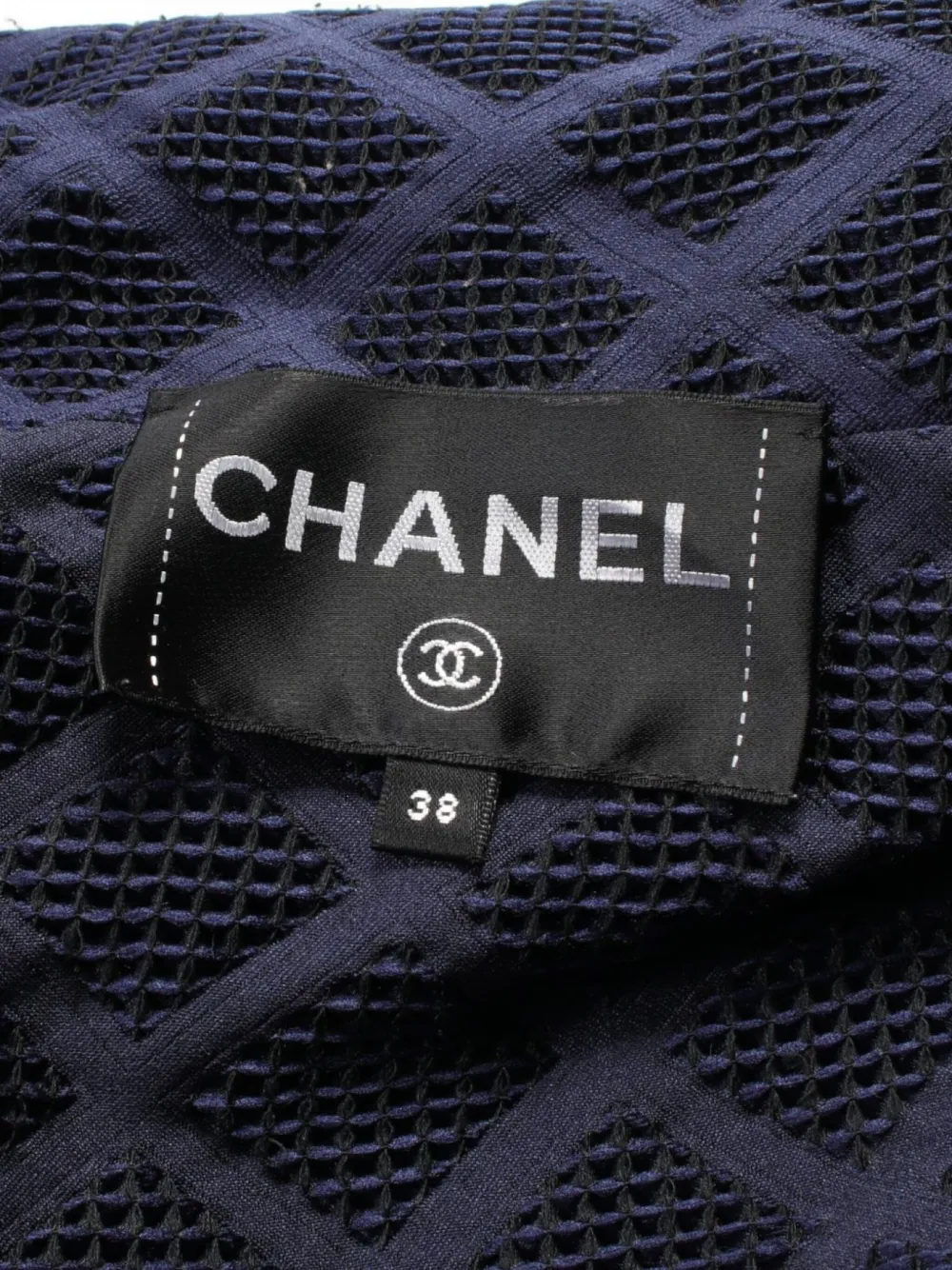 CHANEL Pre-Owned 1986-1988 matelassé bomberjack - Blauw