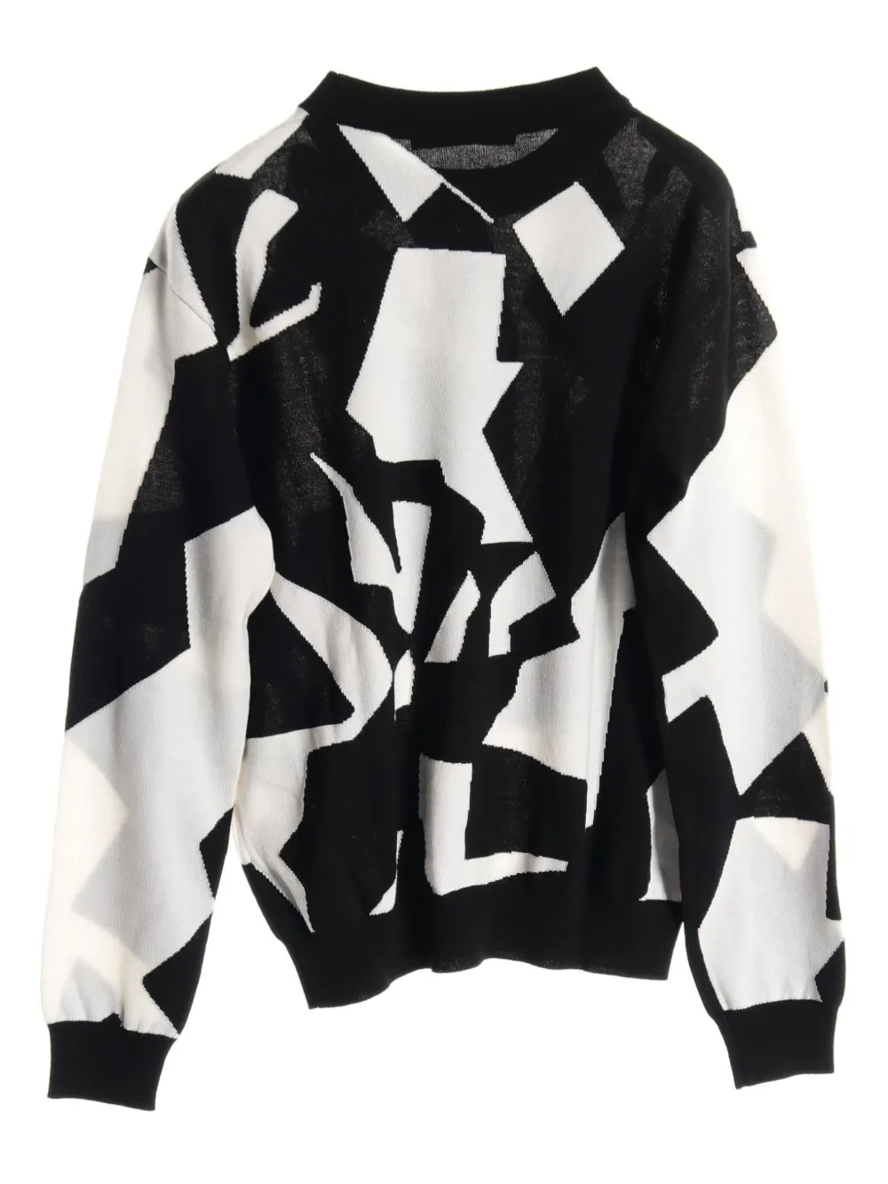 Louis Vuitton Pre-Owned 2010s LV Abstract Houndstooth jumper - Zwart