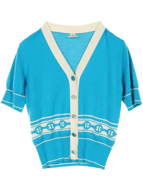 Hermès Pre-Owned 2010s Chaine d'Ancre Cardigan aus Kaschmir