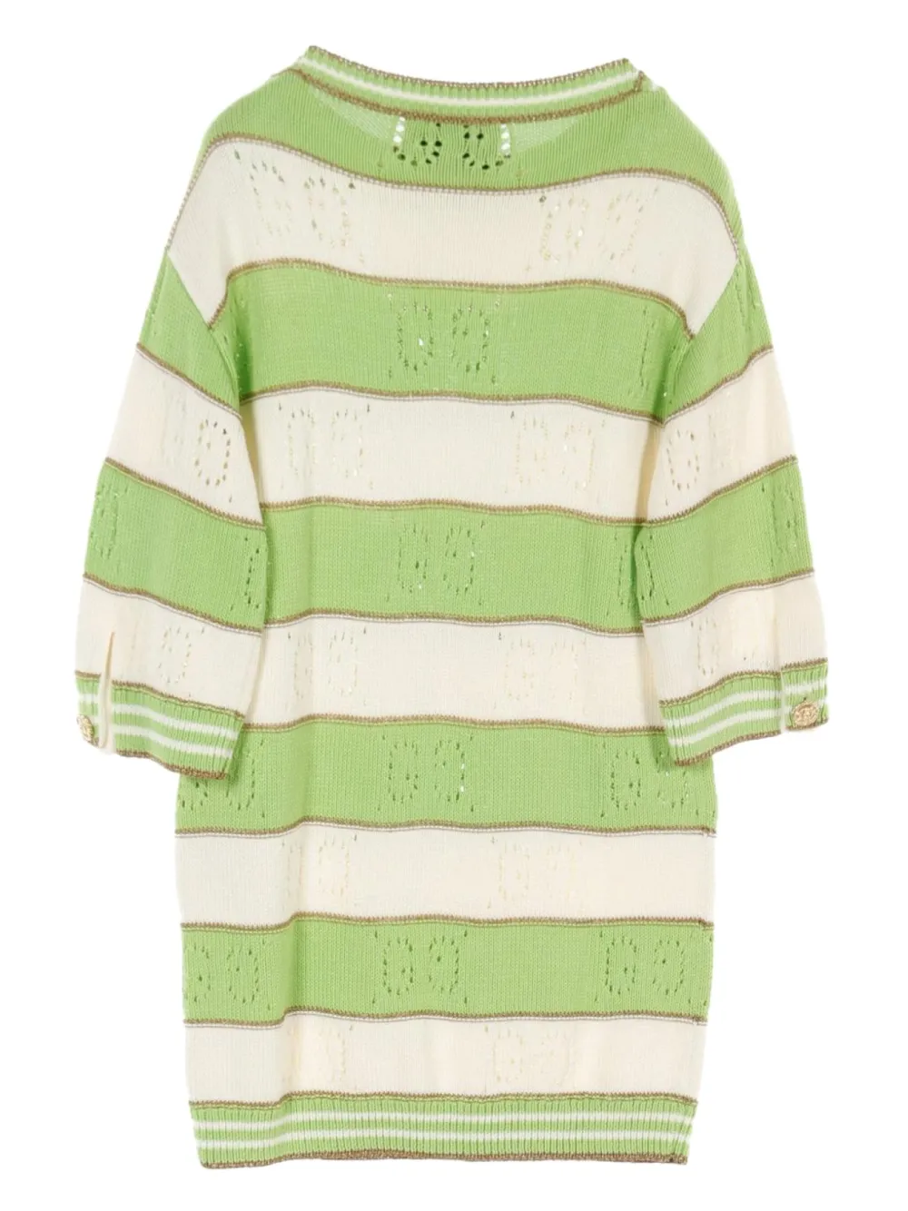 Gucci Pre-Owned 2010s GG knitted dress - Groen