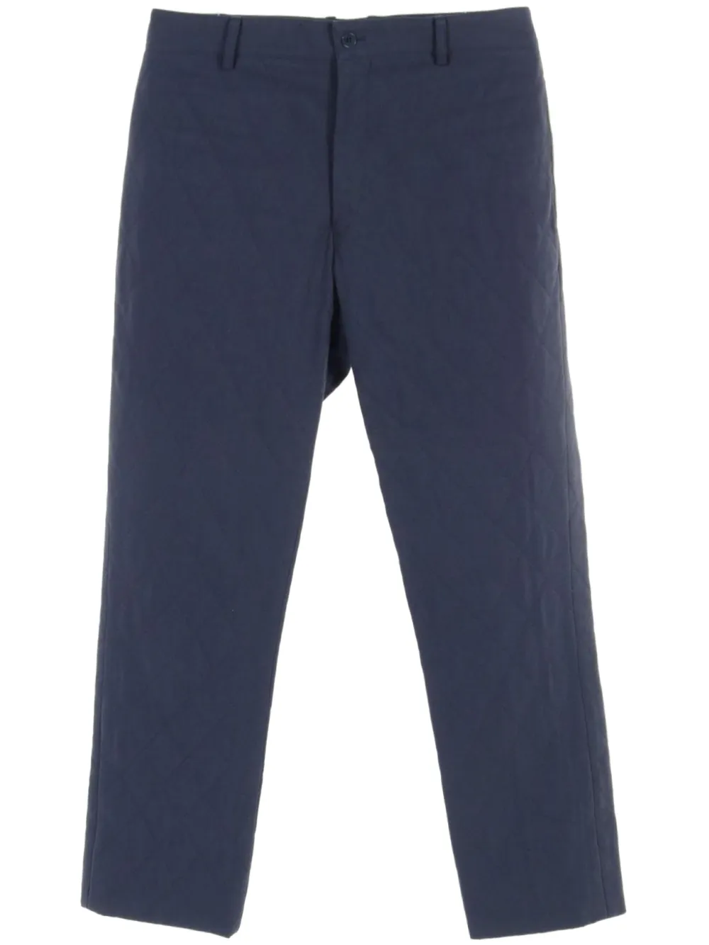 2010s diamond-quilted trousers