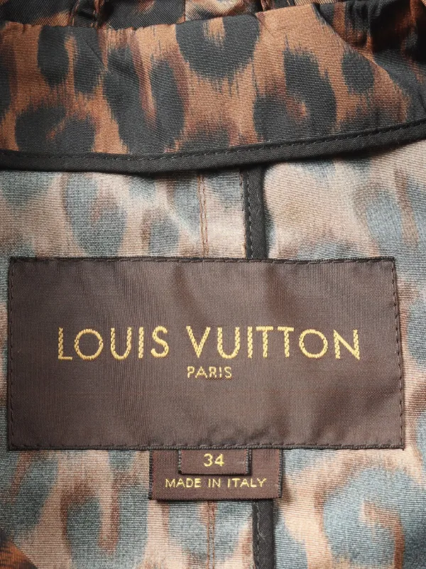 Louis Vuitton Pre-Owned 2000s leopard-print Coat Brown FARFETCH EG
