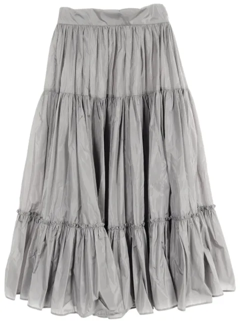 Prada Pre-Owned falda midi con diseño plisado 2010
