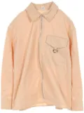 Hermès Pre-Owned 2010s zip-up shirt - Neutrals
