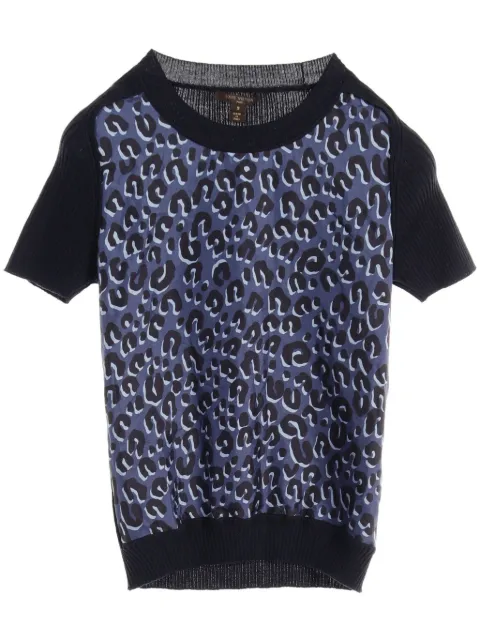 Louis Vuitton Pre-Owned 2010s leopard-print T-shirt 