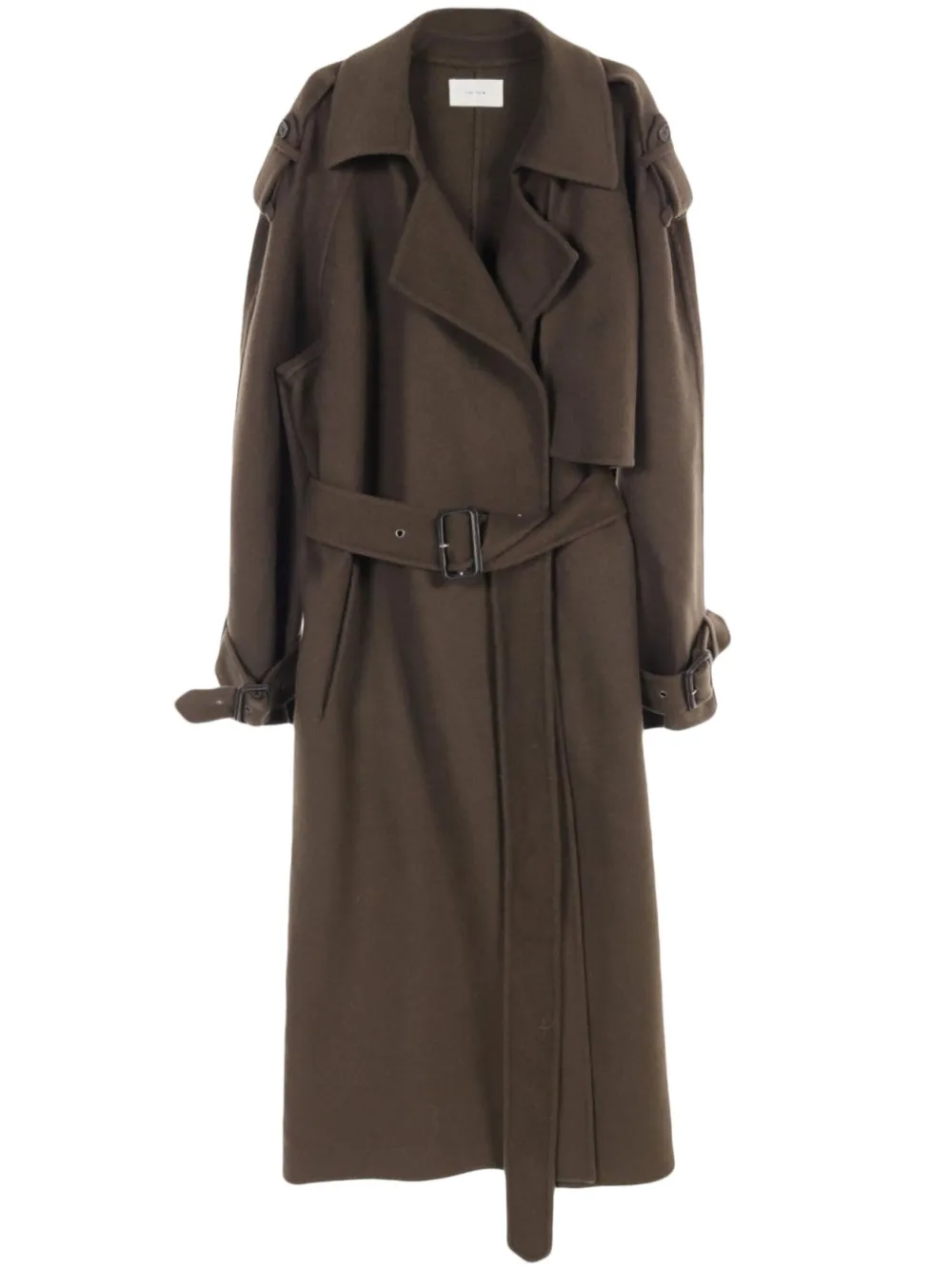 The Row Pre-Owned 2000s cashmere coat | Brown | Image 1