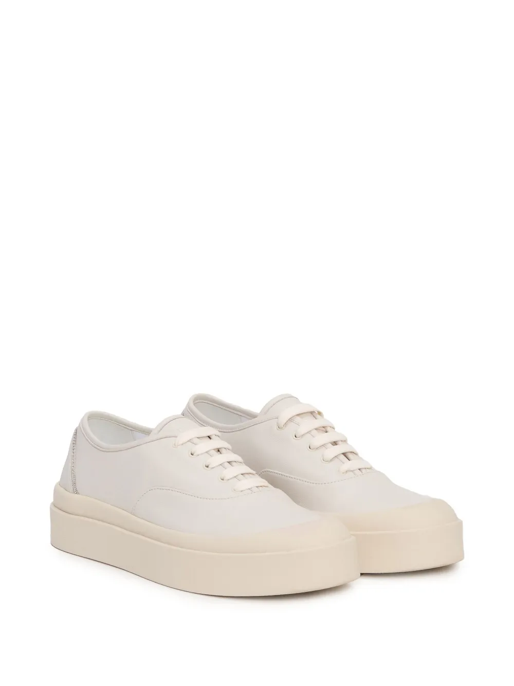 Fabiana Filippi Sneakers met plateauzool - Wit