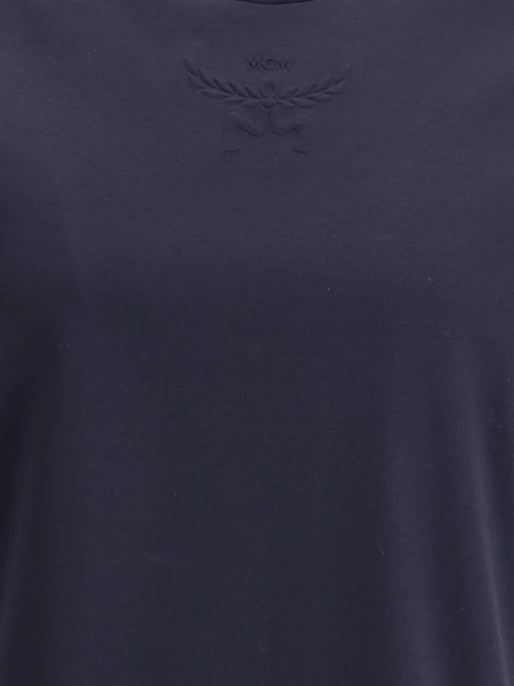 MCM T-shirt met logo-reliëf Blauw