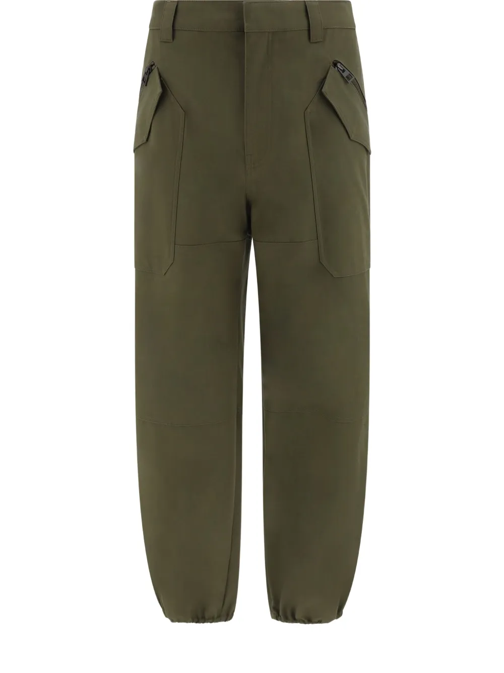 Loewe Gabardine Cargo Trousers In Green