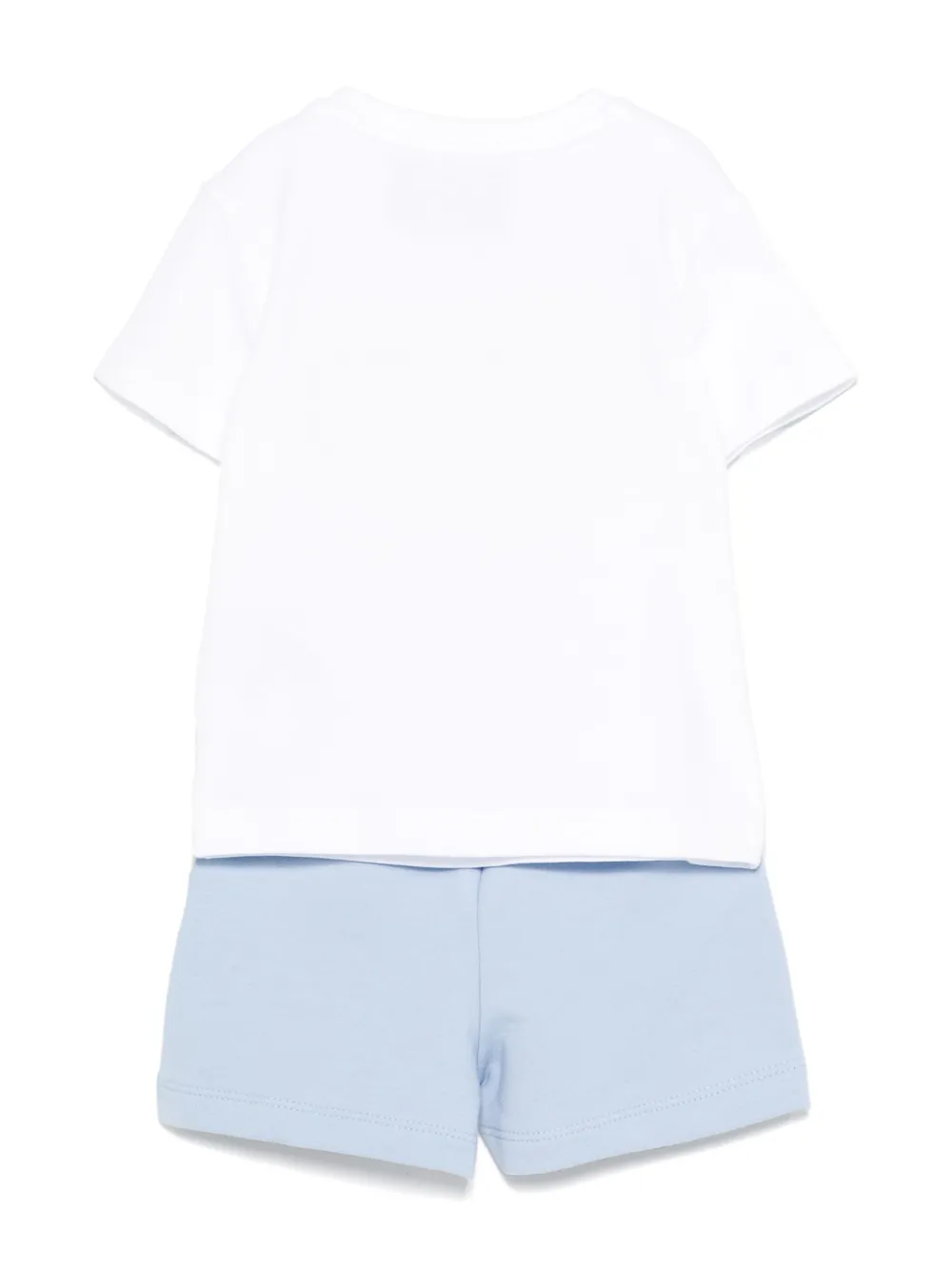 Shop Iceberg Logo-print Shorts Set In White