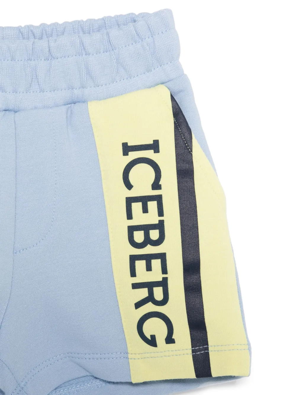 Shop Iceberg Logo-print Shorts Set In White