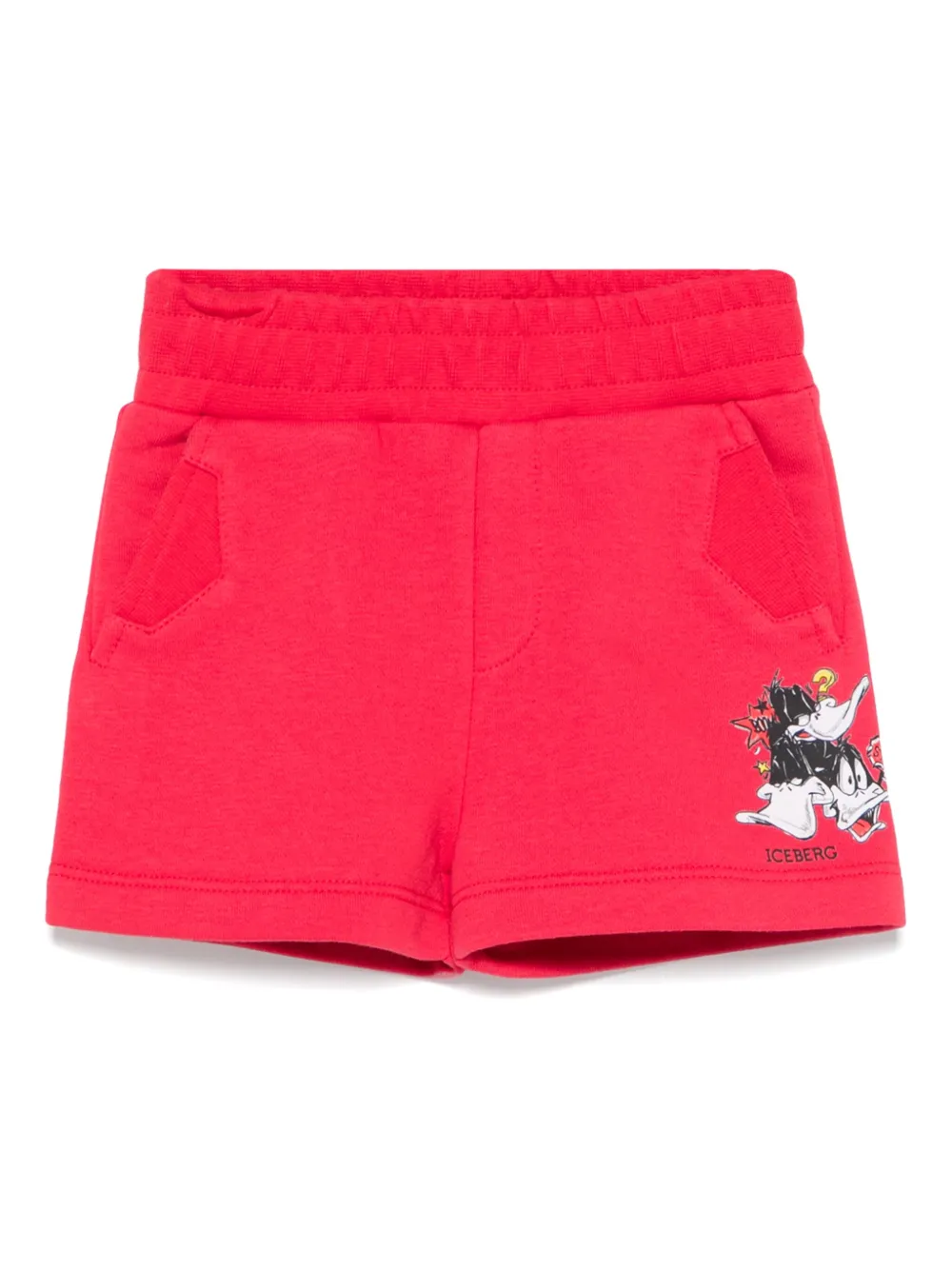 Iceberg Kids x Looney Tunes shorts met cartoon-print Rood