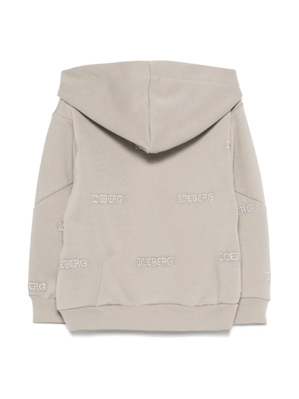 Iceberg Kids Hoodie met geborduurd logo Grijs