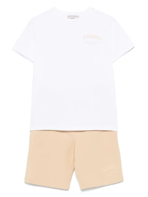 Iceberg Kids logo-print shorts set