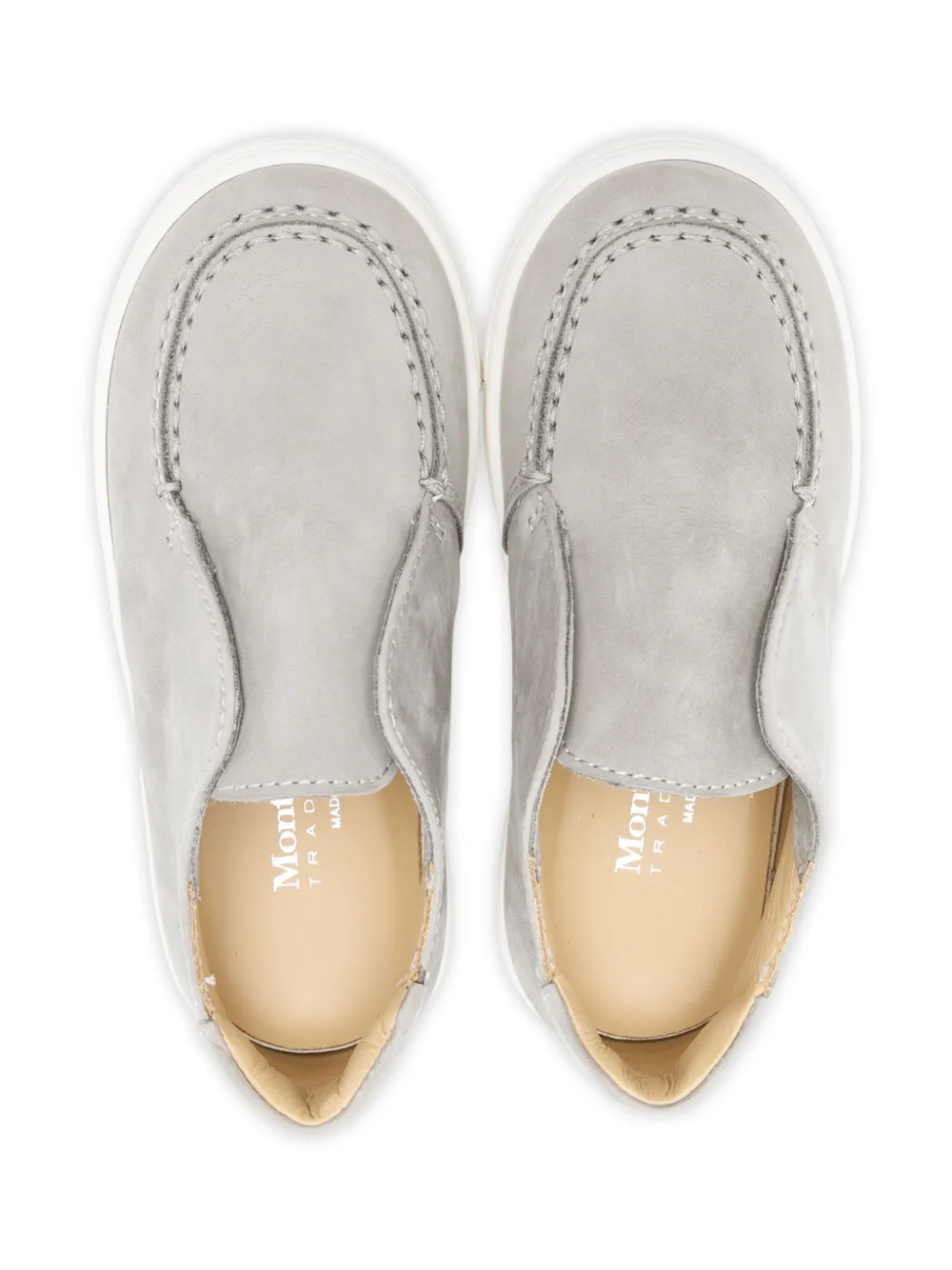 Andrea Montelpare suede loafers Grey