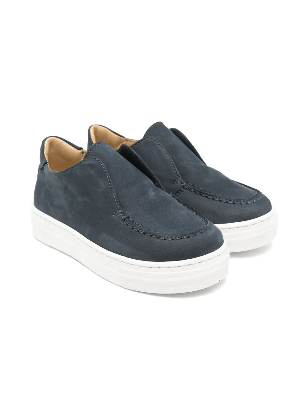 Andrea Montelpare suede loafers Blue