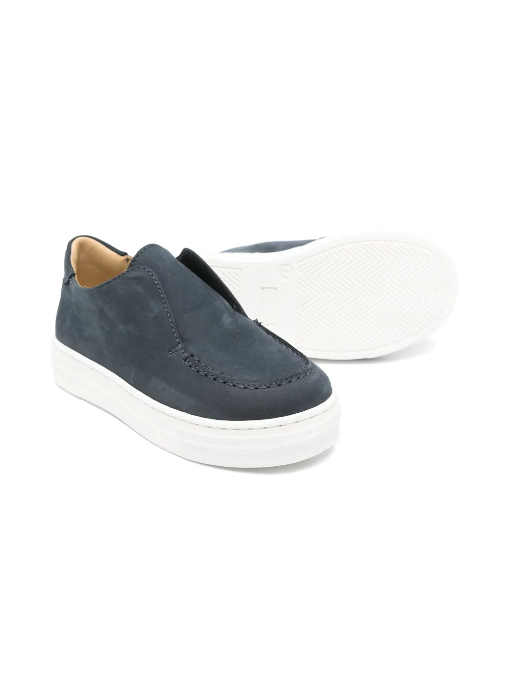 Andrea Montelpare Suède loafers - Blauw