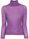 Versace Pre-Owned 2000s fine-knit sweater - Purple