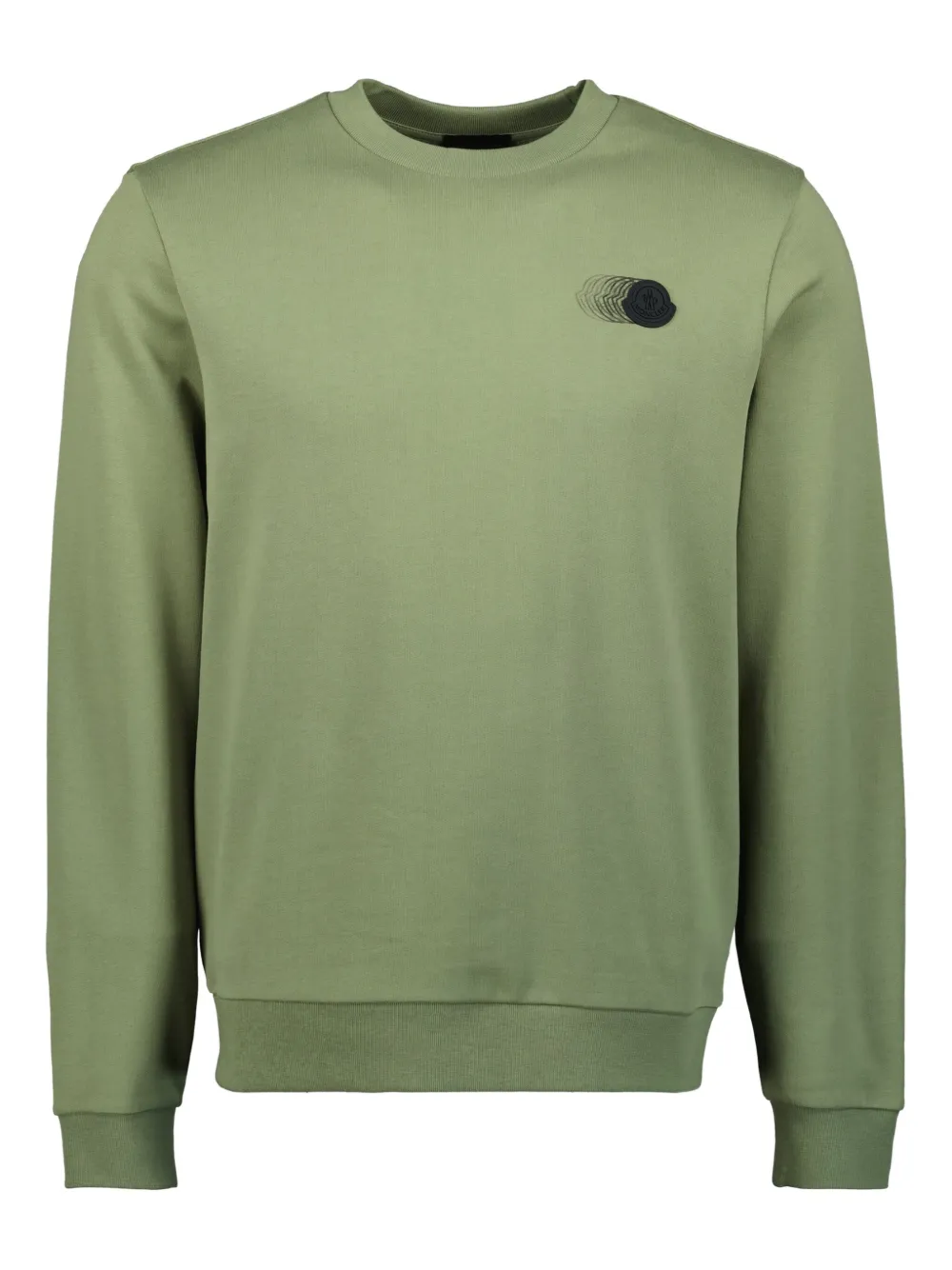 Moncler Sweater met logopatch Groen