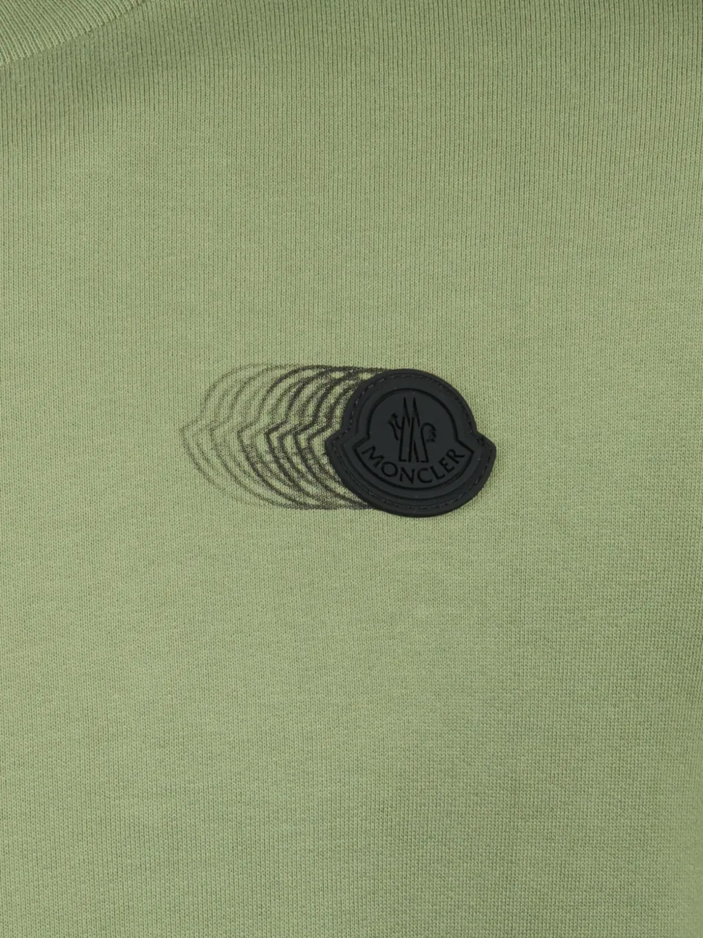 Moncler Sweater met logopatch Groen