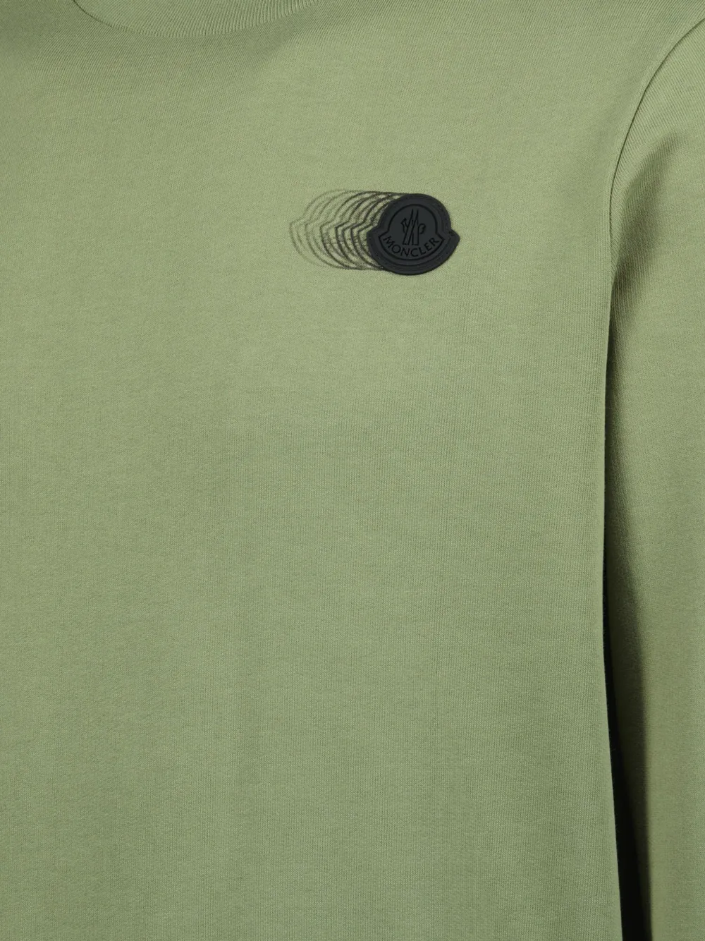 Moncler Sweater met logopatch Groen