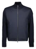 Moncler zip-up padded jacket - Blue
