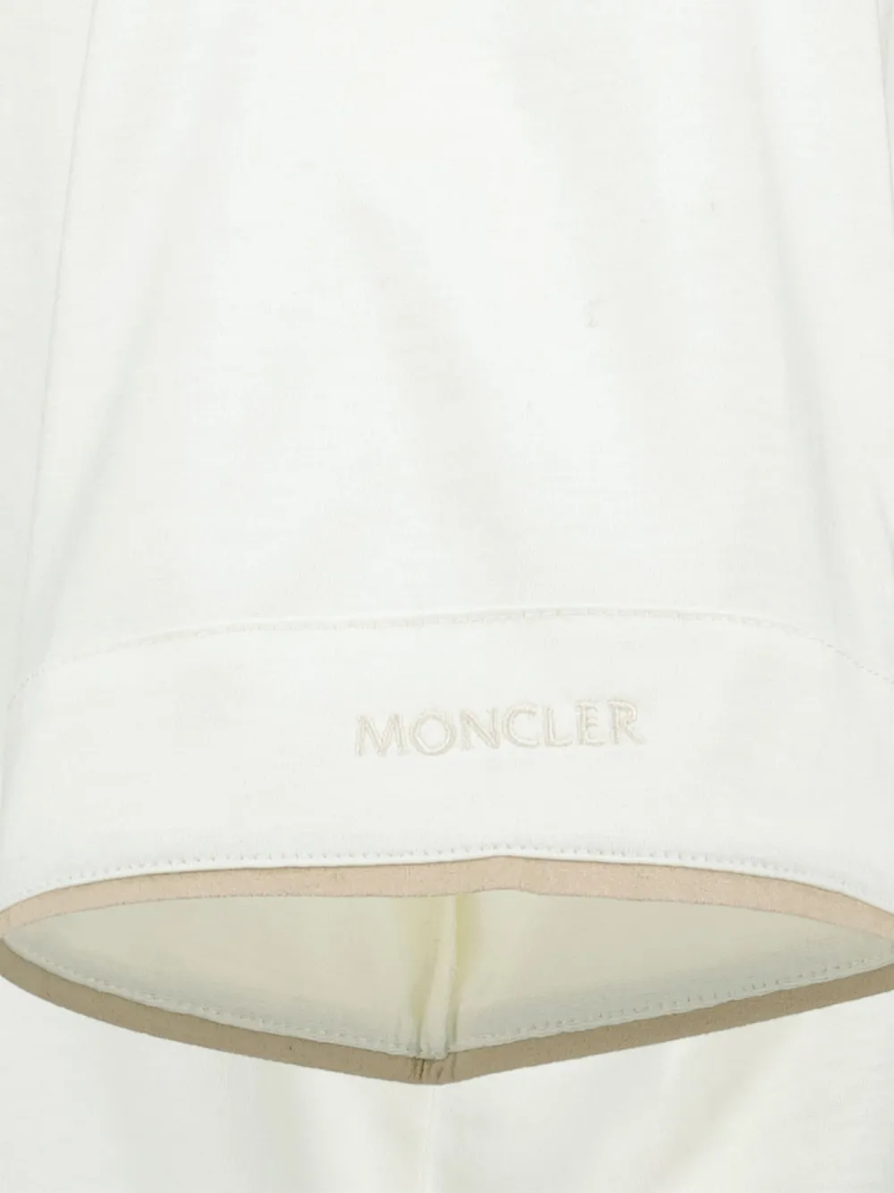 Moncler Katoenen T-shirt Wit