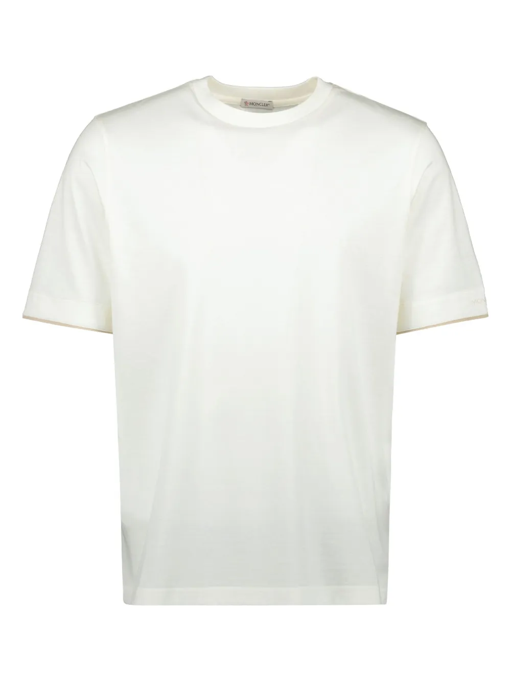 Moncler Katoenen T-shirt Wit