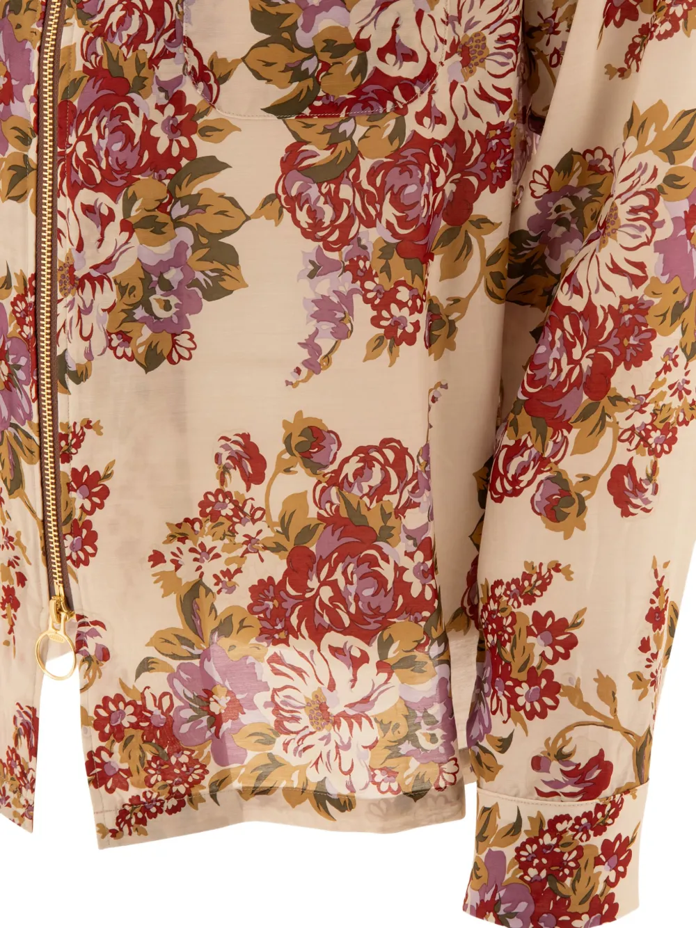Shop Kapital Floral-print Shirt In Neutrals
