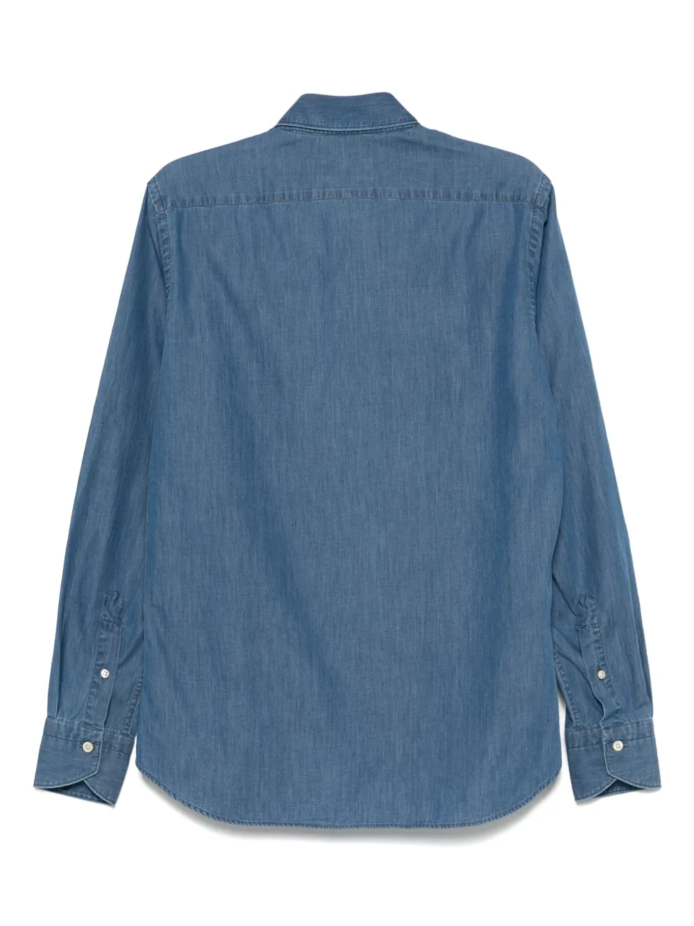 Tintoria Mattei Chambray overhemd - Blauw