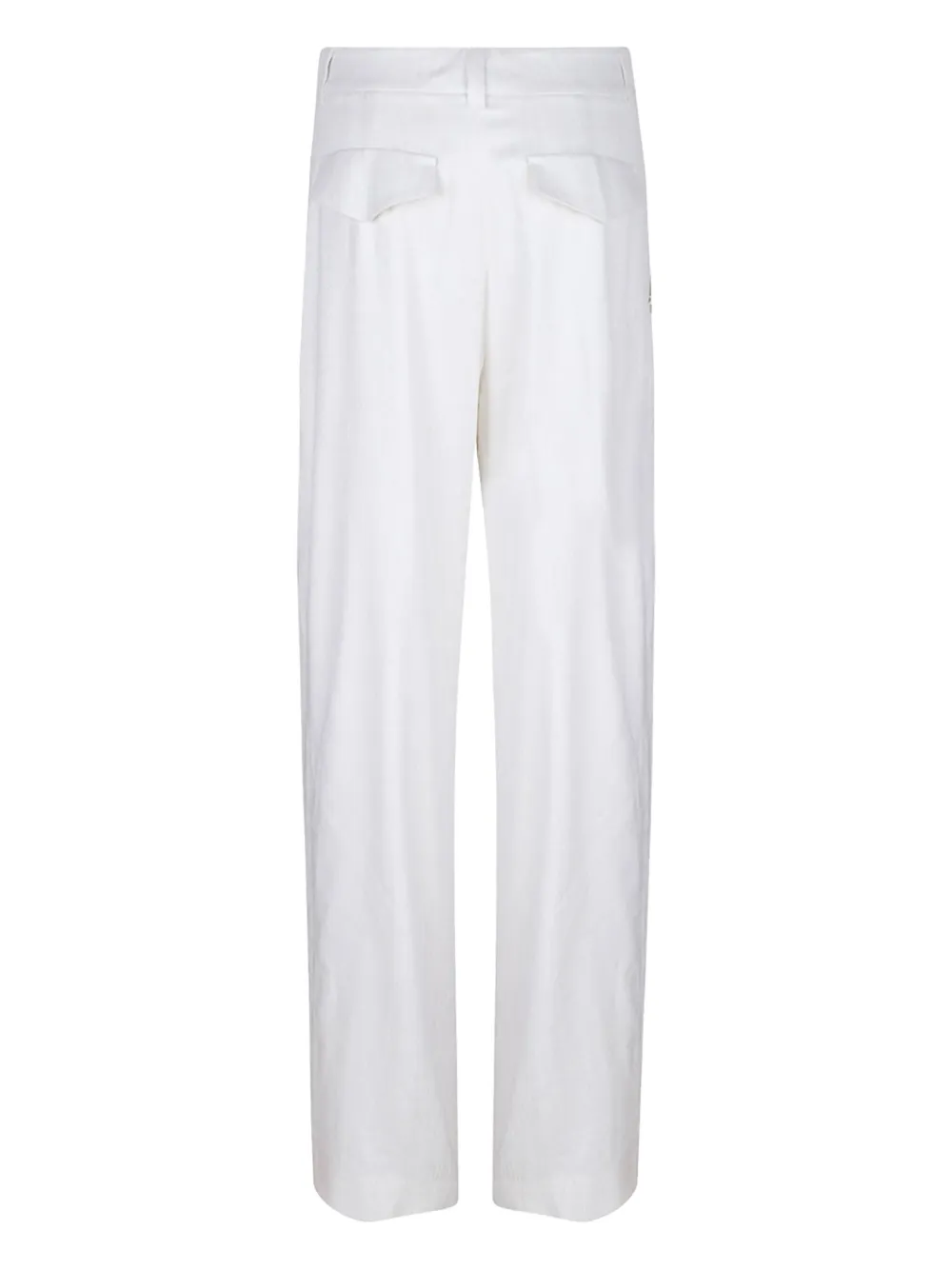 Genny pinstriped trousers - Wit