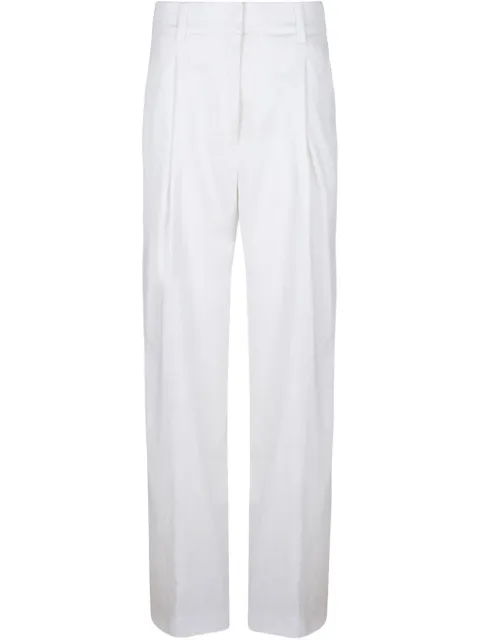 Genny pantalones con motivo de rayas diplomáticas