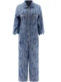 KAPITAL Magpie denim jumpsuit - Blue