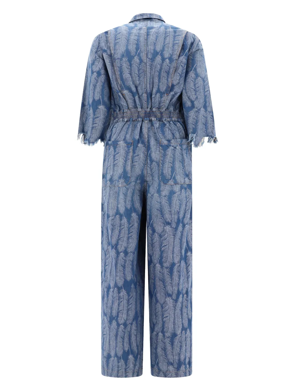 KAPITAL Magpie denim jumpsuit - Blauw