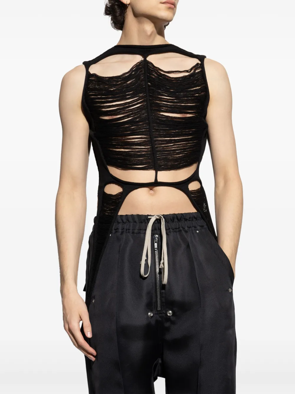 Rick Owens SL tanktop Zwart