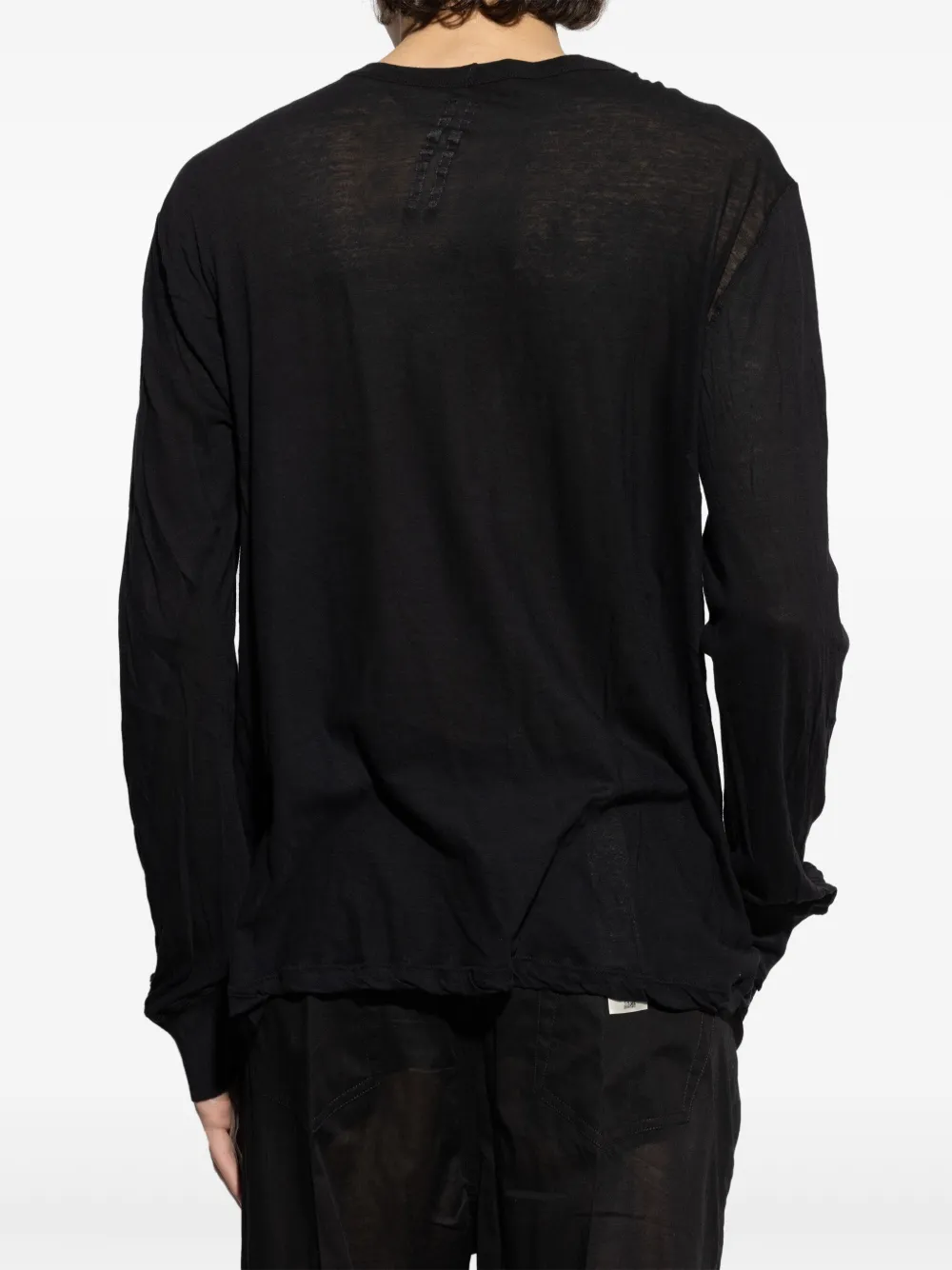 Rick Owens Level T-shirt Zwart