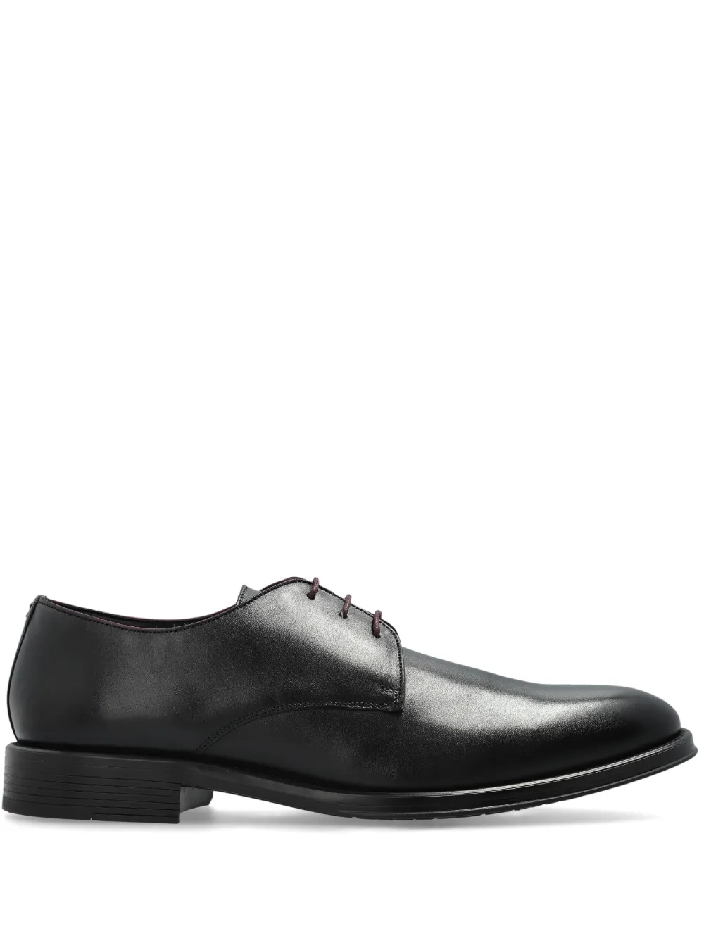 PS Paul Smith leather derby shoes Black